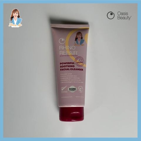 Sữa rửa mặt phục hồi da New Zealand Oasis Beauty Rhino Repair Powerful Soothing Facial Cleanser 150ml
