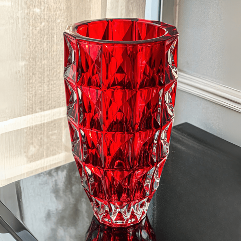 LỌ HOA BOHEMIA DIAMOND 28CM
