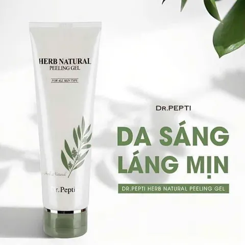 Gel Tẩy Tế Bào Chết Dr.Pepti Herb Natural 130ml - Tẩy Tế Bào Chết Dịu Nhẹ, Làm Sạch Sâu, Tái Tạo Da Mịn Màng, Hàn Quốc 739678
