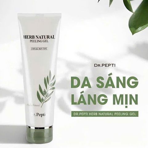 Gel Tẩy Tế Bào Chết Dr.Pepti Herb Natural 130ml - Tẩy Tế Bào Chết Dịu Nhẹ, Làm Sạch Sâu, Tái Tạo Da Mịn Màng, Hàn Quốc 739678