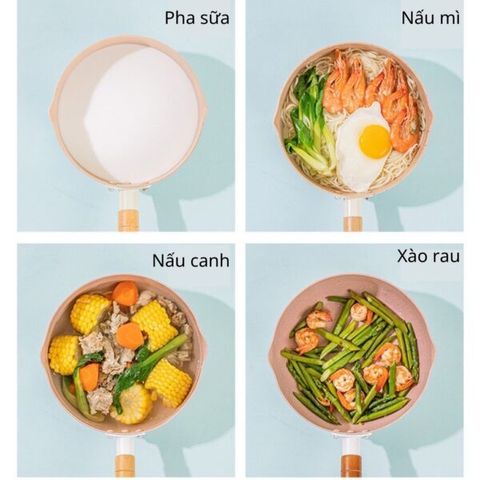 Chảo lòng sâu chống dính (Màu ngẫu nhiên) (TH369)