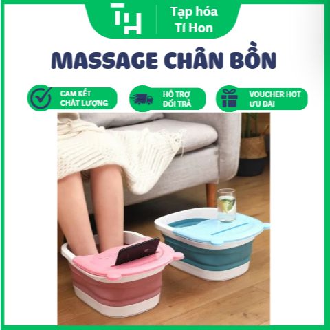 Chậu ngâm chân massage tẩy tế bào chết (TH375)