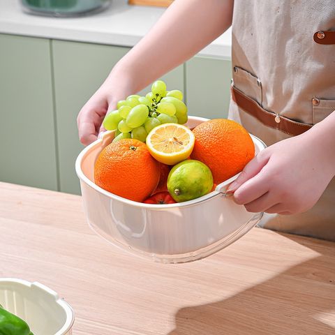 Bộ thau rổ 6 món trong suốt (Màu ngẫu nhiên) (TH377)