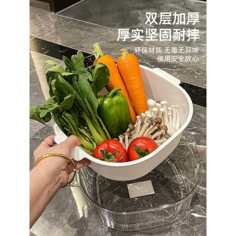 Bộ thau rổ 6 món trong suốt (Màu ngẫu nhiên) (TH377)