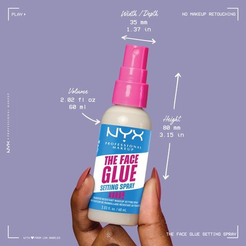 Xịt Giữ Trang Điểm NYX The Face Glue Setting Spray 30ml