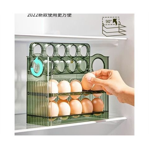 Khay trứng 3 tầng tự lật để cánh tủ lạnh gọn gàng ngăn nắp (Màu ngẫu nhiên) (TH378)