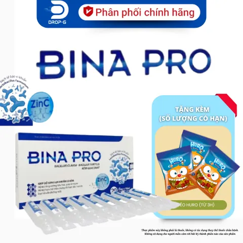 (Chính Hãng) Men Vi Sinh bào tử lợi khuẩn [TPBVSK Bina Pro -  Probazin - Probacii] - H/20 ốngx10ml