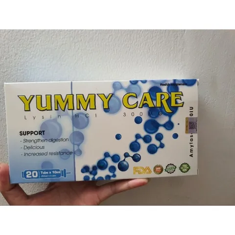 (Chính hãng) Hỗ trợ ăn ngon tiêu hóa tốt [TPBVSK Yummy Care (hộp dài)] - H/20 ống x10ml 739709