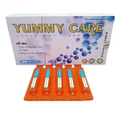 (Chính hãng) Hỗ trợ ăn ngon tiêu hóa tốt [TPBVSK Yummy Care (hộp dài)] - H/20 ống x10ml 739709