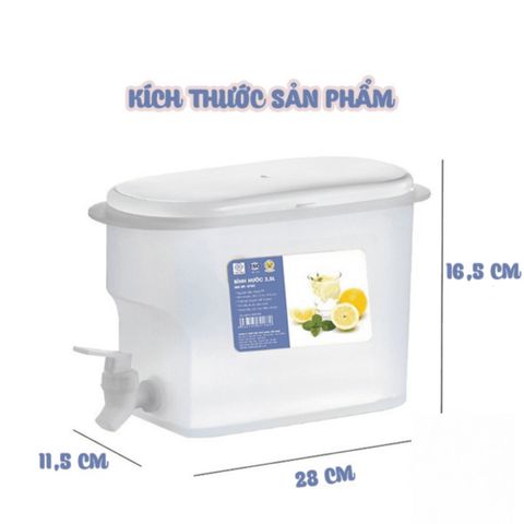Bình nước có vòi chuyên để tủ lạnh (TH382)