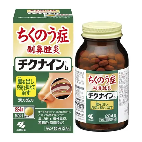 Viên uống xoang Kobayashi Chikunain 224 viên  Nhật Bản