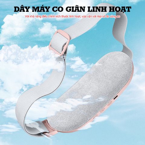 Máy Massage Bụng Nikio NK-162 - Giảm Đau Bụng Kinh, Thư Giãn Tại Nhà, Pin Sạc Tiện Lợi