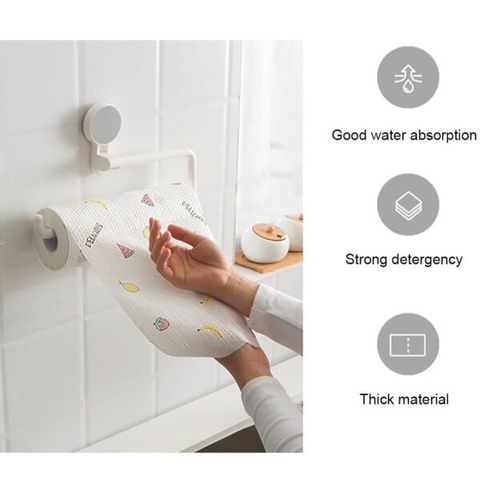 Cuộn 40 tờ khăn lau họa tiết (TH394)