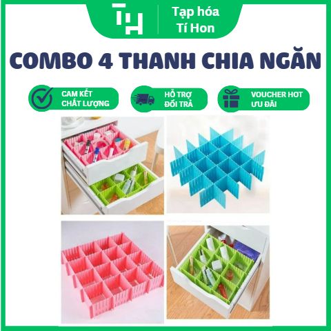 Combo 4 Thanh chia ngăn tiện lợi (TH398)