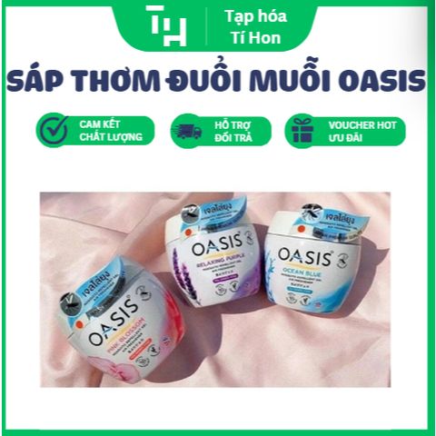 Sáp thơm đuổi muỗi OASIS chuẩn Thái (Mùi ngẫu nhiên) (TH406)