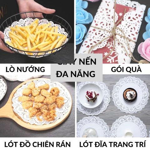 Set 140 giấy thấm dầu hoa văn đục lỗ (TH407)