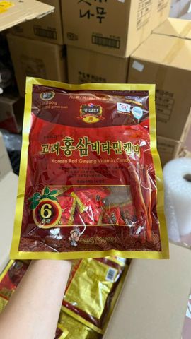 kẹo hồng sâm hàn quốc, giải pháp giảm mệt mỏi, tăng cường năng lượng.