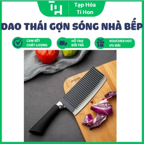 Dao Thái Gợn Sóng Nhà Bếp OK3 ASAKH Bản To (TH418)