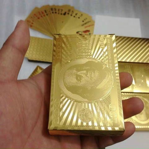 Bộ bài tây mạ vàng cao cấp (TH421)