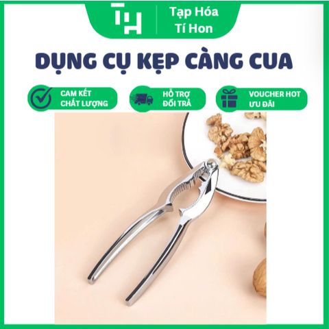 Dụng Cụ Kẹp Càng Cua, Ghẹ Và Tách các Loại Vỏ, Hạt Cứng Inox Siêu Bền Cao Cấp (TH427)