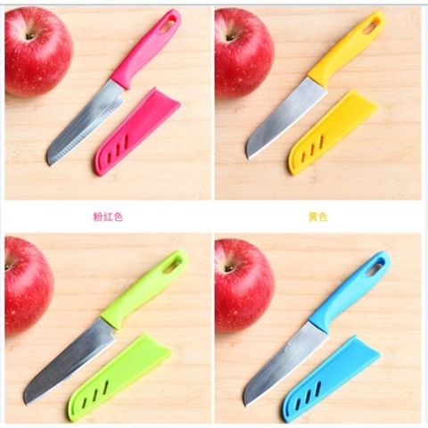 Dao gọt hoa quả có nắp đậy (Màu ngẫu nhiên) (TH430)