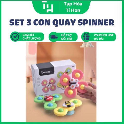 Set 3 con quay spinner (Màu ngẫu nhiên) (TH435)