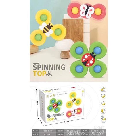 Set 3 con quay spinner (Màu ngẫu nhiên) (TH435)