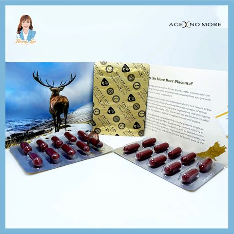 Viên uống nhau thai cừu Age No More SHEEP PLACENTA 25.000MG 30 viên