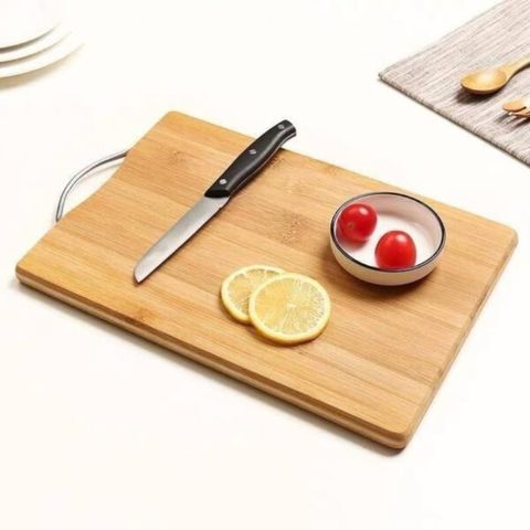 Thớt gỗ tre kháng khuẩn cao cấp Bamboo size to (TH439)