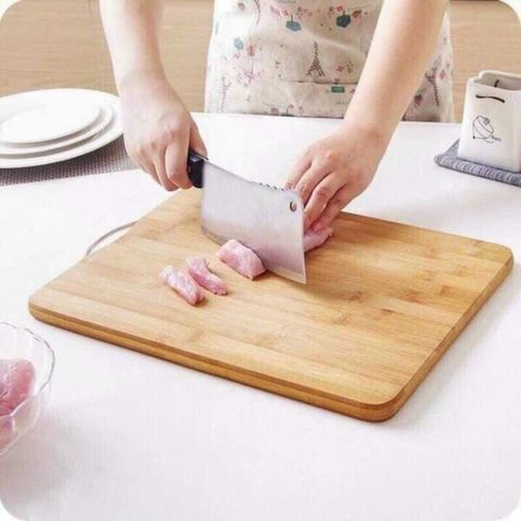 Thớt gỗ tre kháng khuẩn cao cấp Bamboo size to (TH439)