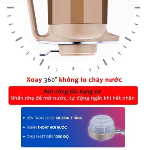 Ấm Đun Siêu Tốc Đa Năng 2in1 (Màu ngẫu nhiên) (TH440)