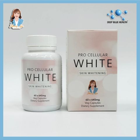 Viên uống trắng da Deep Blue Health Pro Cellular White Skin Whitening 60 viên