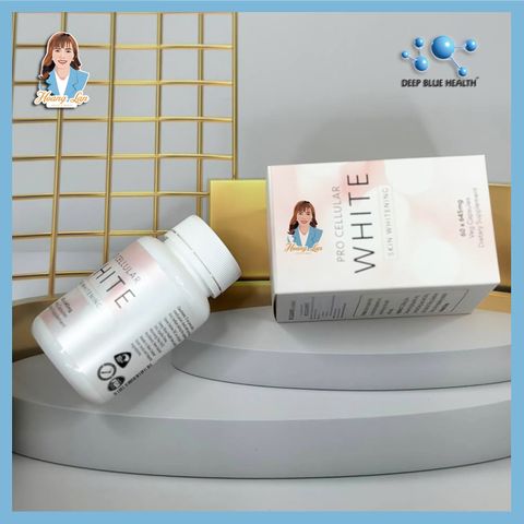 Viên uống trắng da Deep Blue Health Pro Cellular White Skin Whitening 60 viên