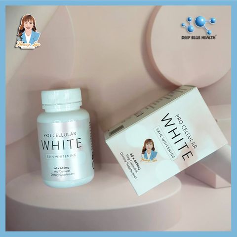Viên uống trắng da Deep Blue Health Pro Cellular White Skin Whitening 60 viên