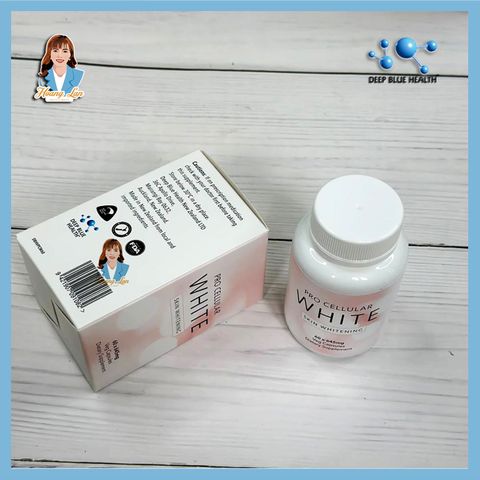 Viên uống trắng da Deep Blue Health Pro Cellular White Skin Whitening 60 viên