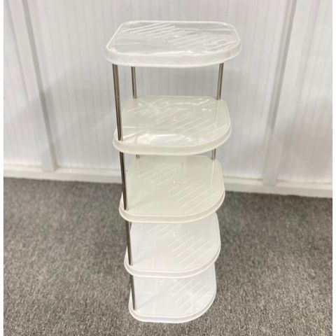Kệ giày 5 tầng khung inox (Màu ngẫu nhiên) (TH443)