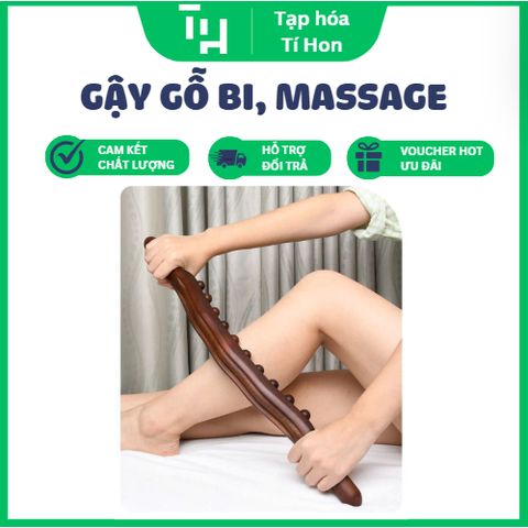 Gậy gỗ bi massage toàn thân loại 10 hạt (TH451)