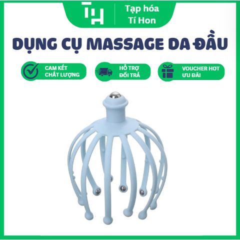 Dụng Cụ Massage Da Đầu 12 Nhánh Bạch Tuộc (TH457)