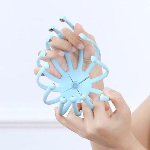 Dụng Cụ Massage Da Đầu 12 Nhánh Bạch Tuộc (TH457)