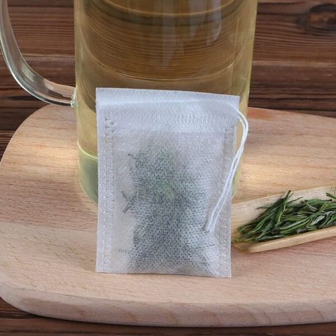 Combo 100 túi lọc đựng trà, gia vị bằng vải (TH459)