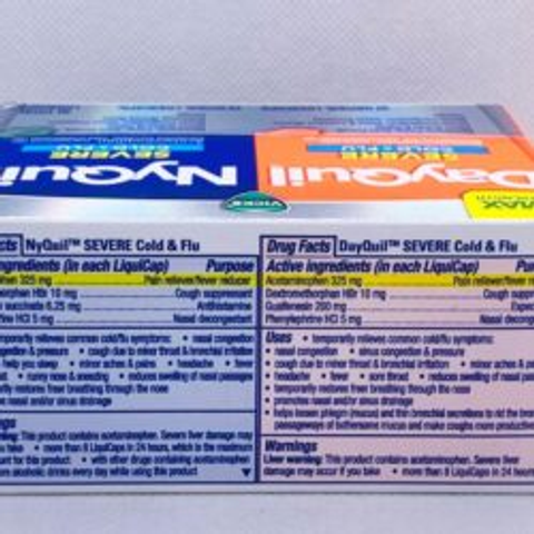 Vicks DayQuil NyQuil Severe Cold & Flu 48 viên nang lỏng