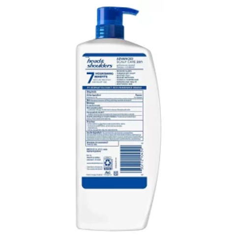 Dầu gội xả Head & Shoulders 2 in 1 nha đam, nước dừa và vitamin 1.18l của Mỹ 746598