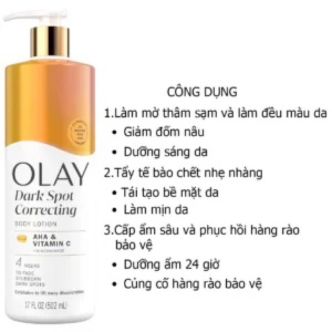 Dưỡng thể Olay Body Lotion 502ml Mỹ