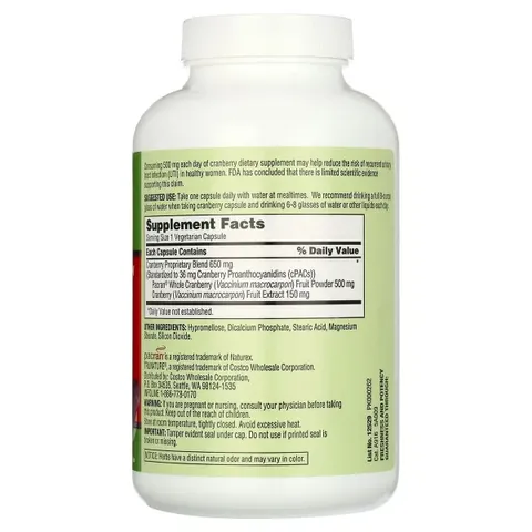 Viên uống Cranberry Trunature hỗ trợ đường tiết niệu 140 viên Mỹ