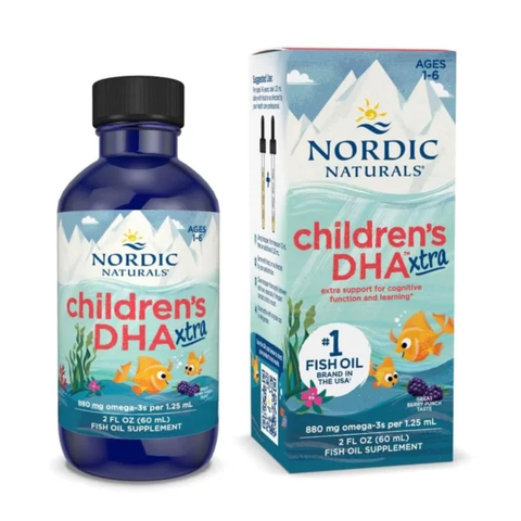 Siro Children's DHA Xtra Nordic Naturals Mỹ dầu cá cao cấp Mỹ - 60ml