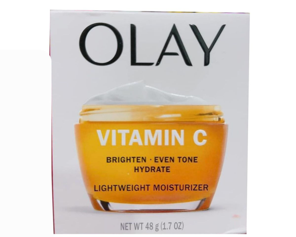 Kem Dưỡng Ẩm Olay Vitamin C 48gr - Trắng Da, Đều Màu,  Dưỡng Ẩm Suốt 24 Giờ, Chất Kem Mỏng Nhẹ