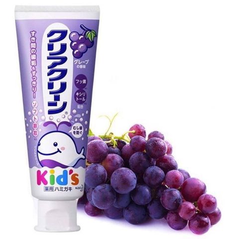 kem đánh răng Kao Kid's trẻ em 70g Nhật Bản đủ vị (bé từ 3 tuổi)