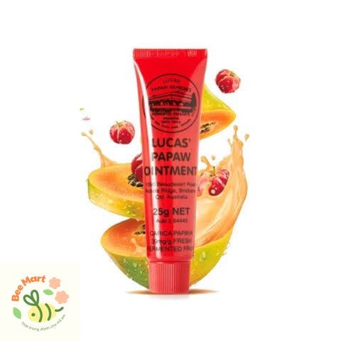 Kem đa năng đu đủ Lucas' Papaw Ointment bôi nẻ, hăm tã, bỏng da, dị ứng, loại bỏ mụn nhọt, da khô 25g