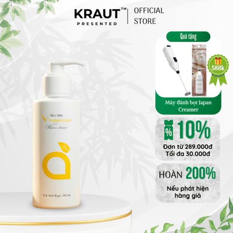 [Organic] Sữa tắm nữ Vnaturecare – Dưỡng ẩm dịu nhẹ, chăm sóc da, không SLS & không paraben 190mL