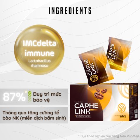 [Organic] Cà phê link thảo dược – Hương vị đặc biệt, thơm ngon, không gây say nóng 20 gói hộp 320g